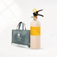 【正德防火】台製鋰電池玻纖防火毯+家用中性強化液滅火器1L(滅火器可任選)