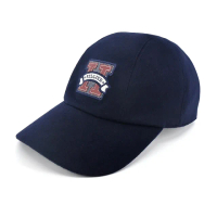 【Hermes 愛馬仕】Davis H Sellier 棉質斜紋布棒球帽(海軍藍)