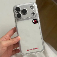Simple English Penguin Compatible with Apple 17 Pro Max / 16 / 15 Simple Rubber iPhone 13 / 14 Phone