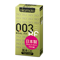 okamoto岡本-003RF極薄貼身保險套(12入)
