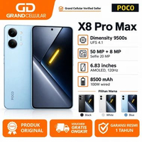 POCO X8 Pro Max 12/256GB | 3nm Dimensity 9500s, 100W HyperCharge, 50MP OIS | Garansi Resmi 12/256GB 