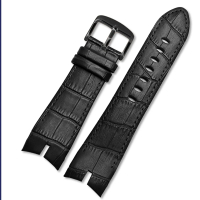 Genuine Leather Watchband 26mm For Roger Dubuis For EXCALIBUR series watch band strap 42mm dial RDDB