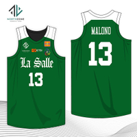 2023 newNORTHZONE La Salle Green Archers UAAP Jersey Full Sublimation 3D Breathable Vest Summer Bask