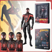 Ct Mafex 092 Spiderman Miles Morales Anime Figure Ultimate Comics Spider-Man Shf Figurine PVC Statue
