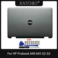 Original New For HP Probook 640 645 G2 G3 Laptop LCD Back Cover Top Body Houosing Rear Lid Hinges Repair 840656-001 840657-001