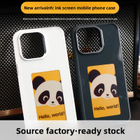 เคสโทรศัพท์หน้าจอหมึกพิมพ์ลายสี่สี NFC,สำหรับ iPhone 16และ iPhone 15/14/13,การฉายภาพหน้าจอที่สร้างสร