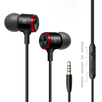 New S320 Stereo Bass Headset in-ear 3.5mm Wired Headset With Microphone is Suitable for Xiaomi Samsung Huawei Mobile Phones