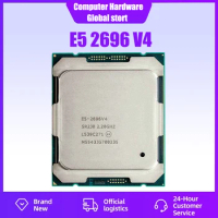 Used Xeon E5 2696 V4 2696V4 Processor 2.2GHz 22 Cores 55M 150W 14nm LGA 2011-3 Server CPU