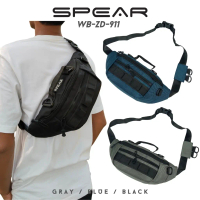 SPEAR Waistbag Tas Selempang Pria Casual Multifungsi Slingbag Kanvas Tas Pinggang Cowok WB-ZD-911