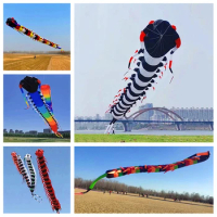 free shipping 18m Centipede Kite soft kite giant kite professional wind kites for adults Flying toys octopus kite Chinese kite