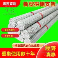 宅配😊100根農用小拱棚支架保溫大棚蔬菜瓜果棚實心玻璃縴維桿花卉育苗