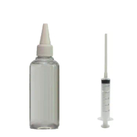 100ML Printer Head Cleaning Solution Liquid +Syringe with Needle for Epson for Brother for Canon for HP All Printers