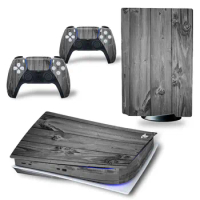 Wood designs skin Waterproof Game PS5 Skin Sticker Decal Cover for PS5 Console and Controllers PS5 Skin Sticker #1300