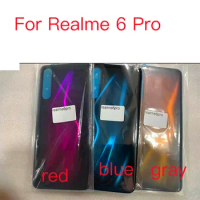 10PCS For Realme 6 Pro Realme6pro Back Battery Cover Housing Rear Back Cover Housing Case Repair Parts