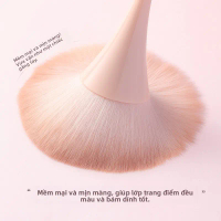 Ống cọ phấn lớn, cọ má hồng cực lớn, cọ trang điểm nhỏ gọn, cọ tạo khối, cọ tán cho phụ nữ