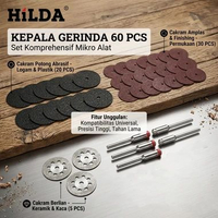 Mata Cutting 60pcs Set Bor Tuner Die Grinder Gerinda Diamond Drill KSDMPJ-116