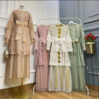 dres Arsy papermea brokat import premium. Dress Pesta Wanita Casual