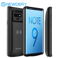 NEWDERY Note 9 Battery Charger Case for Samsung Galaxy Note 9 Wireless Charging Power Bank Cover Spare Battery Case,5000mAh