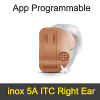 Rexton Inox Super Invisible Hearing Aids CIC Digit 8 Channel Hearing Aid App Adjustable Ear Aid For 