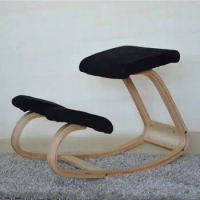 Original Ergonomic Kneeling Chair Stool Home Office Furniture Ergonomic Rocking Wooden Kneeling Computer Posture Chair Design