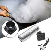 Smoke Absorber Fume Extractor Fan Pipe Duct Exhuast Fan USB Adjustable Speed Plastic Parts For Kitchen Bathroom Workshop