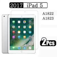 (2 Packs) Tempered Glass For Apple iPad 5 9.7 2017 5th Generation A1822 A1823 Anti-Scratch Tablet Screen Protector Film