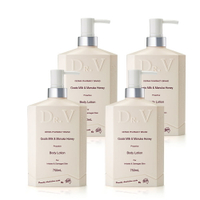 【澳洲Dr. V】專業級配方-山羊奶曼努考蜂蜜身體乳液(4入組 750ml/瓶)