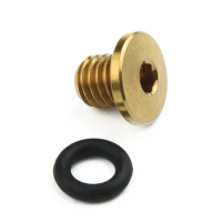 Bike Bicycle Bleed Titanium Screw &amp; ORing Oil Filling Hole Screw and O Ring Kit for Shimano XT SLX Zee Deore &amp; LX