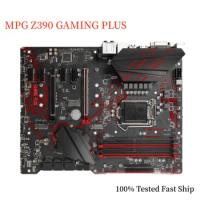 For MSI MPG Z390 GAMING PLUS Motherboard Z390 64GB LGA 1151 DDR4 ATX Mainboard 100% Tested Fast Ship
