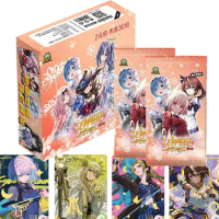 Anime Girl Collection Cards Goddess Story Colorful Chapter Female Protagonist Ania Asuka Kamado Nezuko Cards Kid Favorite Gifts