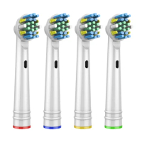 4Pcs replacement brush heads for Oral B electric toothbrush before power/Pro health/Triumph/3D Excel/clean precision vitality