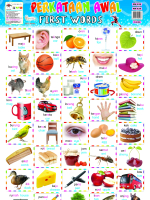 LADYBUG WALLCHART FIRST WORDS TRANSPORT - WC 5 SERIES
