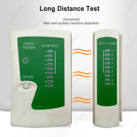 Hot Network Cable Tester RJ45 Ethernet Cable Tester Lan Test Tool for Cat5 Cat6 CAT7 8P 6P LAN Cable and RJ11 Telephone Cable