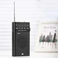 Full Band AM FM Radio Battery Powered Analog Radio Portable Pointer Radio