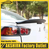 For Mitsubishi LANCER Spoiler 2008-2015 ABS Plastic Unpainted Color Rear Roof Spoiler Wing Trunk Lip Boot Cover Car Styling