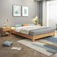【藍色的熊】日式實木床架 180x190x25 一般款(原木色 可訂製尺寸 無床頭床底 榻榻米矮床 雙人床 單人床)