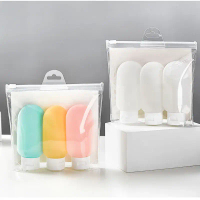 【Jkon】 3pcs/set Refillable Bottle Portable Essence Shampoo Shower Gel Bottles Nordic Style Travel Ki