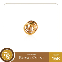 Liontin Emas Yellow Gold Huruf 16 K