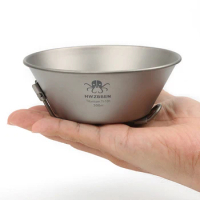 300ml Outdoor Titanium Sierra Cup Tableware Tourism Portable Collapsible Bowl Picnic Bushcraft Camping Equipment