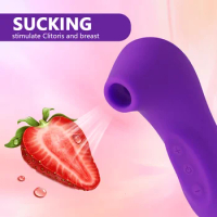 Clit Sucker Vibrator Blowjob Tongue Intimate Sex Toys for Women Rechargeable Nipple Sucking Oral Licking Vagina Clitoris