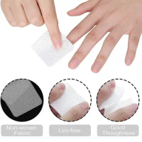 300/540pcs Lint Nail Polish Magic Remover Cotton Wipes Cleaning Nail Art Cleaner Gel Manicure Pad Tools Paper Remover Polis J4I1