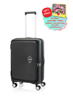 CURIO BOOK OPEN กระเป๋าเดินทางขนาด 25 นิ้ว EXP TSA สีดำ+CURIO BO STICKER