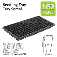 Tray Semai 162 Lubang Tanam - Pottray - Seedling Pot Benih Bibit Tanaman
