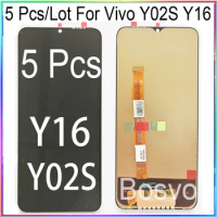 WholeSale 5 Pieces/Lot For Vivo Y02S LCD Screen Display With Touch Digitizer Assembly Y16