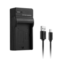 USB Battery Charger for Panasonic NV-GS30B, NV-GS33EB, NV-GS35EB, NV-GS35GN, NV-GS37EB Camcorder