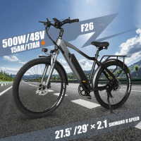cmacewheel 27.5 29 inch 48V 15ah Mountain Electric Bicycle 350w 500W EBIKE Urban Commuting Electric Bikes for Adults