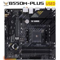 ASUS TUF GAMING B550M-PLUS Motherboard Socket AM4 DDR4 For AMD B550M B550 Original Desktop PCI-E 4.0 m.2 sata3 (No Box) Used