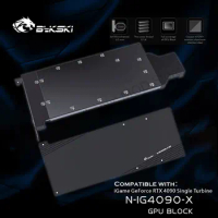 Bykski N-IG4090-X Metal GPU Block For Colorful GeForce RTX 4090 Single Turbine Graphics Card ,4090 VGA watercooler Radiator