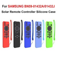 Silicone Protective Case for Samsung TV BN59-01432A 01432J Solar Remote Control Cover Colorful Soft Shockproof Sheath