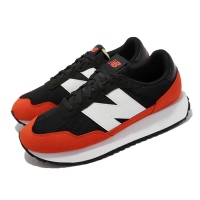 New Balance 休閒鞋 237 復古 N字鞋 男鞋 紐巴倫 麂皮 網布 穿搭推薦 黑 橘 MS237PR1-D